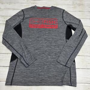 Under Armour Mens Fish Long Sleeve Activewear Shirt Sz Small